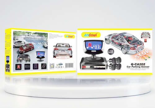 Andowl Q-CA202 4 Sensor Ultrasonic Car Parking Distance Sensor Kit