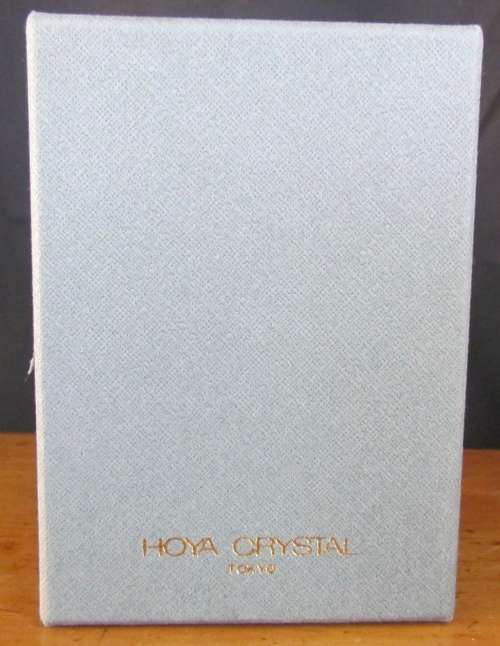 CAT FIGURINE HOYA CRYSTAL TOKYO JAPAN Boxed & wrapped in tissue BRAND NEW!!!! PAPERWEIGHTS!!!!!