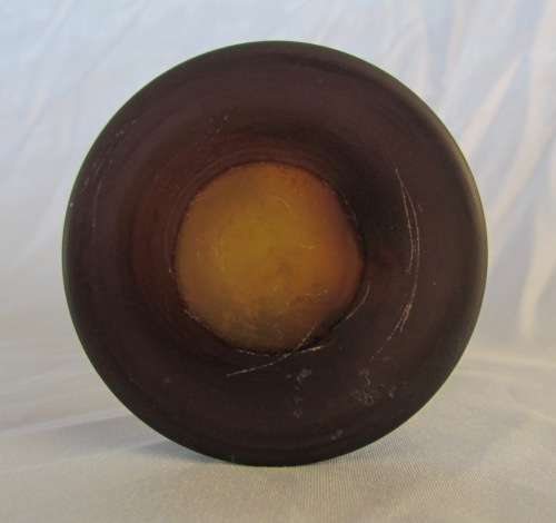 EMILE GALLE "STYLE" FRENCH Cameo ART GLASS VASE=Wisteria=GOOD CONDITION=COLLECTABLE!