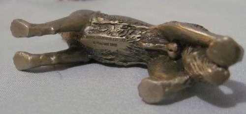 GERMAN SHEPHERD FIGURINE=ROYAL SELANGOR=MALAYSIA=PEWTER="Canine Companions"=DOG=Alsatian=Single Item