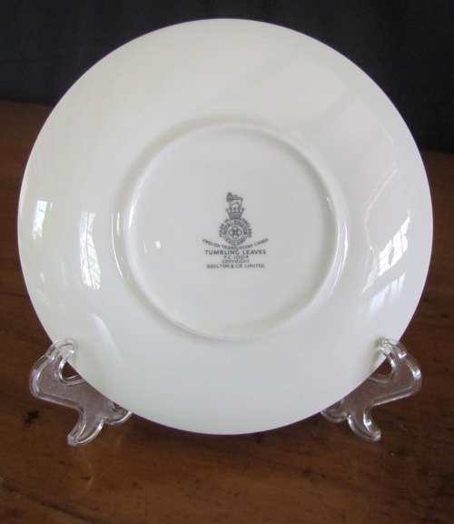 ROYAL DOULTON TUMBLING LEAVES=SAUCER=UNDERPLATE for Soup Bowl=SPARE=EXTREMELY Elegant!!!