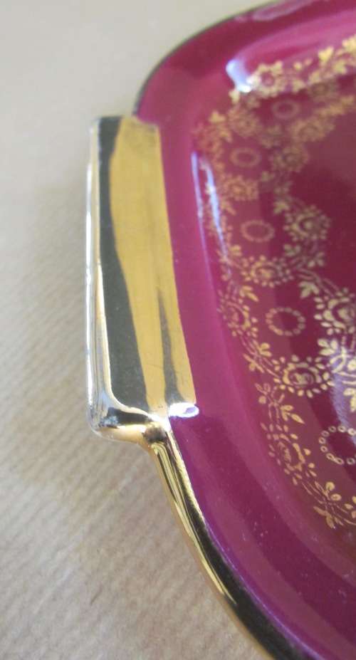 LIMOGES PORCELAIN SANDWICH PLATTER=FRANCE= FRAGONARD=TRAY=STUNNING!!!!