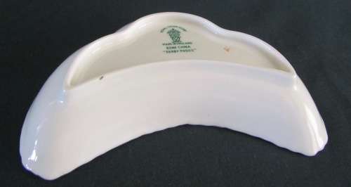 ROYAL CROWN DERBY=PINDISH="Derby Posies"=Half Moon Shape=Stunning!!!