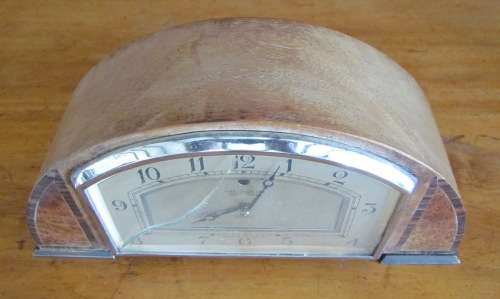 SMITH'S ELECTRIC MANTLE CLOCK=Chas Greg & Son, Johannesburg=Made in Cricklewood England.