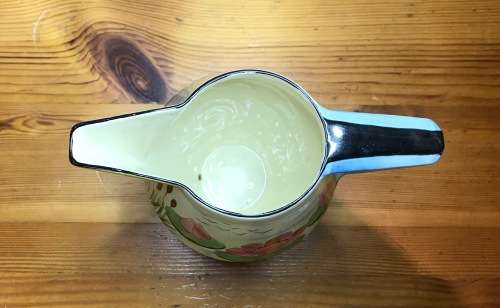 JUG ART DECO PILOT GIBSONS ENGLAND 9681R.N.787685 HAND PAINTED CONICAL PITCHER WATER LILIES PLANTS