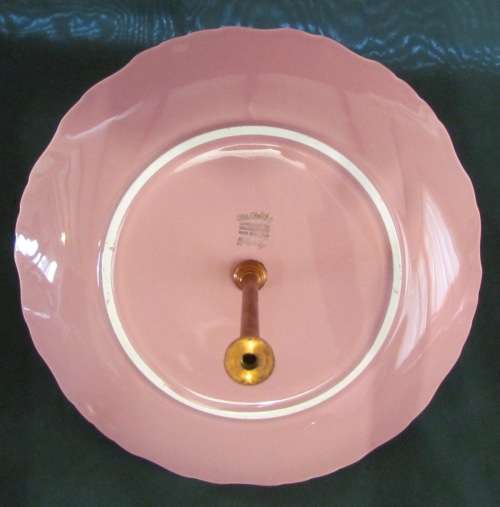 OLD FOLEY 4-TIERED PINK CAKE STAND=JAMES KENT=LONGTON=STAFFORDSHIRE=Made in England=5413