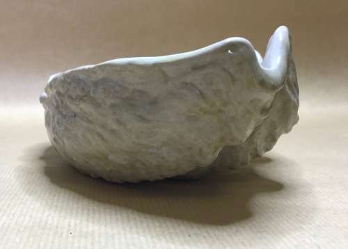 CLAM SHELL BOWL DISH SALAD BOWL SNACK DISH LOCALLY MANUFACTURED - 226mm long.