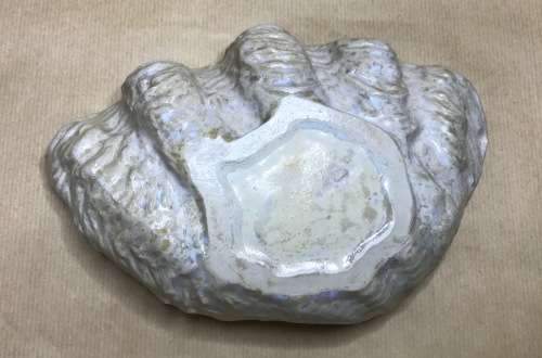 CLAM SHELL BOWL DISH SALAD BOWL SNACK DISH LOCALLY MANUFACTURED - 226mm long.