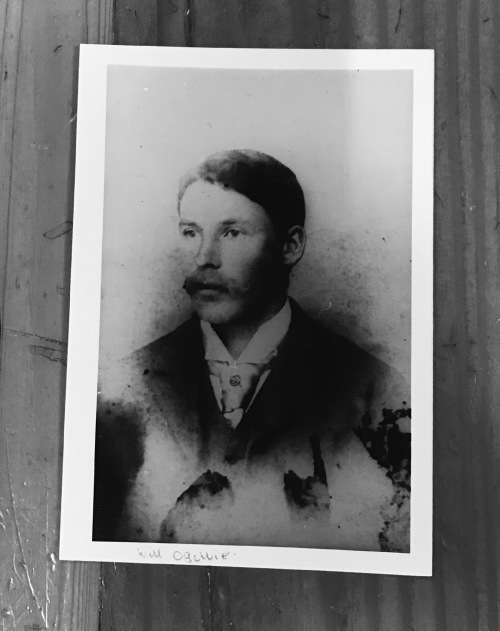 BLACK and WHITE PHOTOGRAPH=William Henry Ogilvie=POET=1869-1963