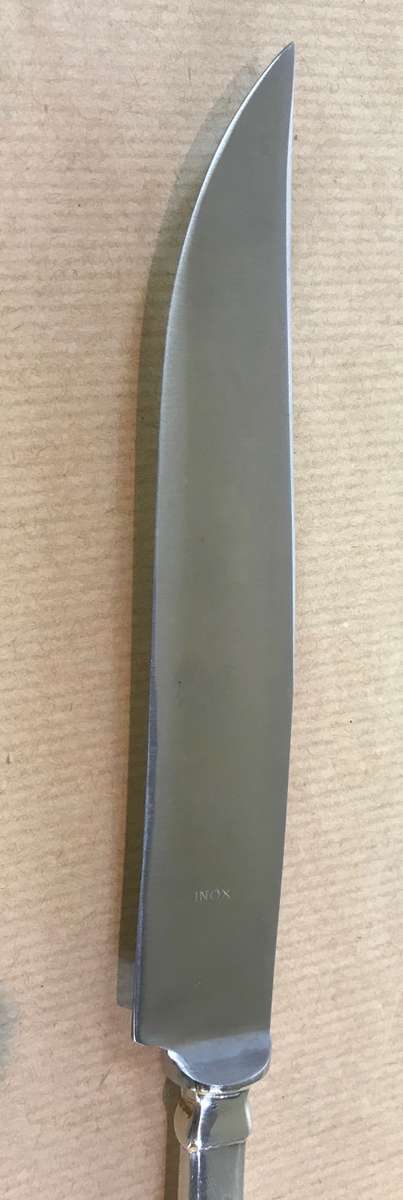 CUTLERY CANTEEN=STERLING SILVER GERMAN=WILKENS=SPADE PATTERN=72 piece=1974=SPILHAUS BOX=8 PLACE.