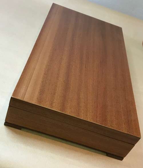 CUTLERY CANTEEN=STERLING SILVER GERMAN=WILKENS=SPADE PATTERN=72 piece=1974=SPILHAUS BOX=8 PLACE.