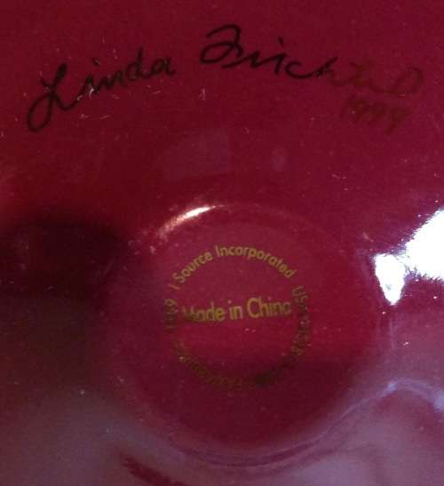 2 x CLOWN FOOTED EXPRESSO CUPS=Linda Frichtel=1999=Demitasse=COFFEE=STUNNING!!!!