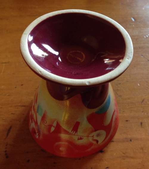 2 x CLOWN FOOTED EXPRESSO CUPS=Linda Frichtel=1999=Demitasse=COFFEE=STUNNING!!!!