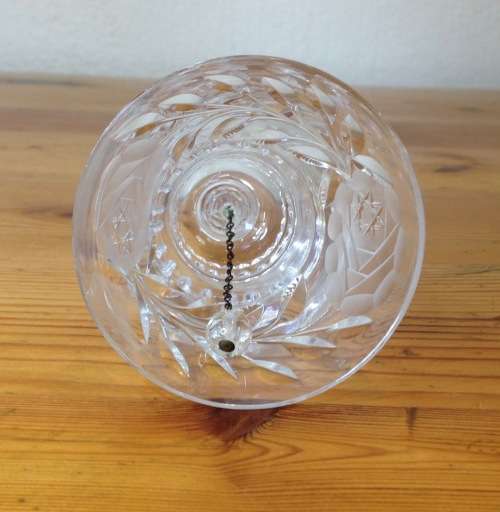 TABLE BELL=CUT-GLASS=ROSE CUT.