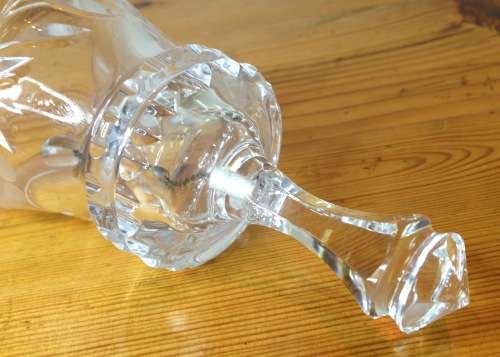 TABLE BELL=CUT-GLASS=ROSE CUT.