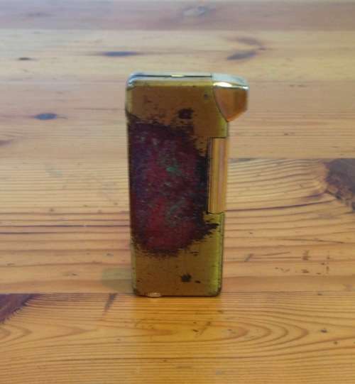 LIGHTER=PIPE=GOLD COLOUR=RUSLITE=PLEASE READ CONDITION=CIGARETTE=CIGAR=SMOKING.