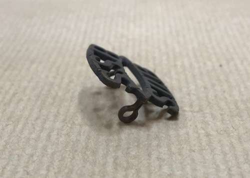 SADF BADGE=WWII SPECIAL SERVICE BATTALION TITLE BADGE=WORLD WAR TWO=BRASS.