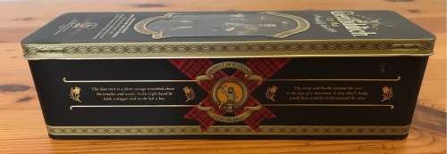 TIN=GLENFIDDICH SINGLE MALT=PURE MALT=SCOTCH WHISKY=CLAN MURRAY TIN=NO BOTTLE.