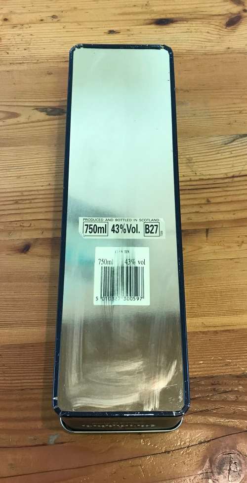 TIN=GLENFIDDICH SINGLE MALT=PURE MALT=SCOTCH WHISKY=CLAN MURRAY TIN=NO BOTTLE.