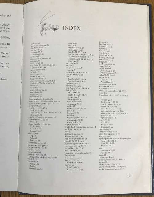 DIVING FOR CRAYFISH IN SOUTH AFRICA COLIN VARY Published by Struik 1983 Margo Branch LOBSTERS.