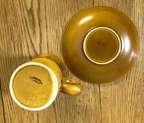 COFFEE SET=CARLTONWARE=CARLTON WARE=ART DECO=RETRO=SUNFLOWER DESIGN=2922=1960-70=14 pieces=UNUSUAL!!