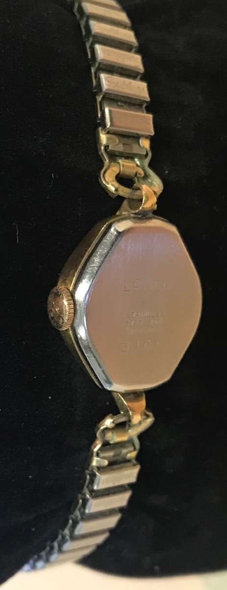 LANCO LADIES Wristwatch WATCH 17 JEWELS SWISS MADE INCABLOC STAINLESS STEEL SPEIDEL EXPANSION STRAP!