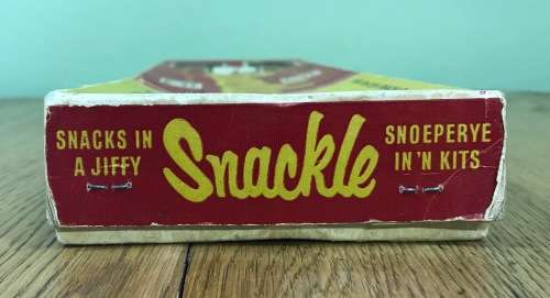 SNACKLE=THREE-IN-ONE=ORIGINAL INSTRUCTIONS=TRANSVAAL AGENCIES=SNACKS in a JIFFY=LIKE NEW in its BOX!