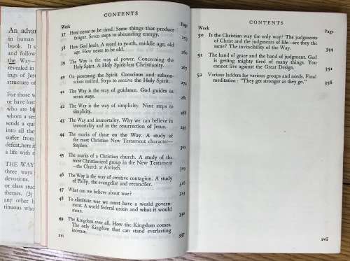 THE WAY E. STANLEY JONES HODDER and STOUGHTON LONDON 1949 2nd IMPRESSION FAITH RELIGION CHRISTIANITY