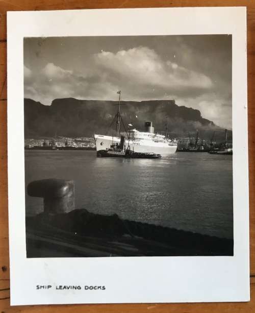 CAPE TOWN PHOTOGRAPHS x 12=BLACK and WHITE=MINIATURE=62mm x 75mm=Each with Printed Description!!!