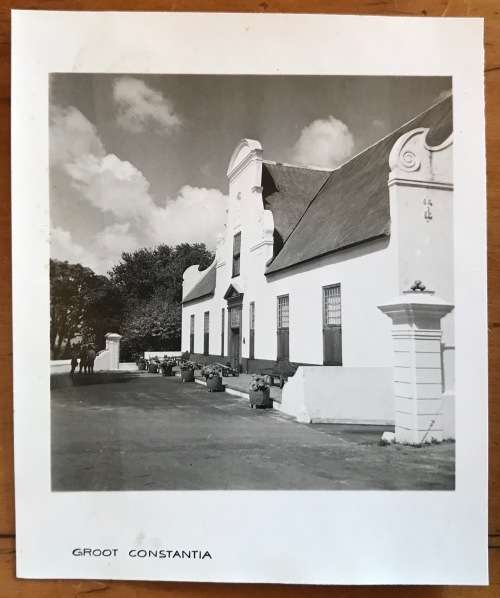 CAPE TOWN PHOTOGRAPHS x 12=BLACK and WHITE=MINIATURE=62mm x 75mm=Each with Printed Description!!!