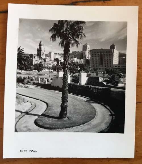 CAPE TOWN PHOTOGRAPHS x 12=BLACK and WHITE=MINIATURE=62mm x 75mm=Each with Printed Description!!!