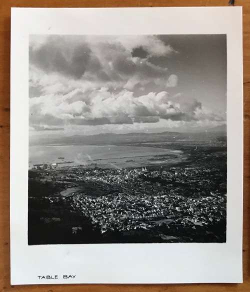 CAPE TOWN PHOTOGRAPHS x 12=BLACK and WHITE=MINIATURE=62mm x 75mm=Each with Printed Description!!!