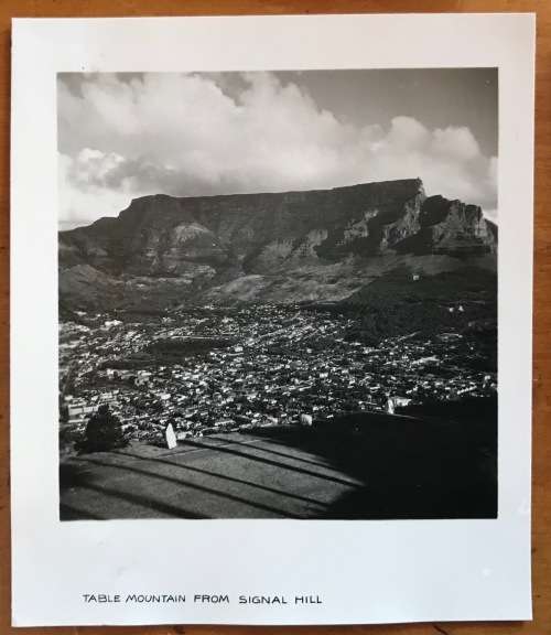 CAPE TOWN PHOTOGRAPHS x 12=BLACK and WHITE=MINIATURE=62mm x 75mm=Each with Printed Description!!!
