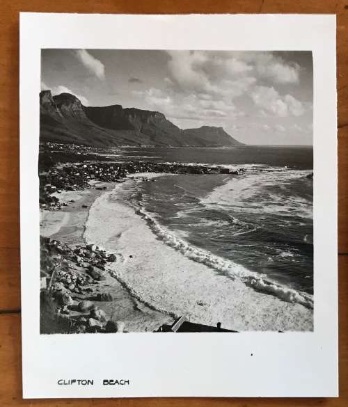 CAPE TOWN PHOTOGRAPHS x 8=BLACK and WHITE=MINIATURE=64mm x 75mm=Each with Printed Description!!!