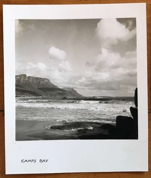 CAPE TOWN PHOTOGRAPHS x 8=BLACK and WHITE=MINIATURE=64mm x 75mm=Each with Printed Description!!!