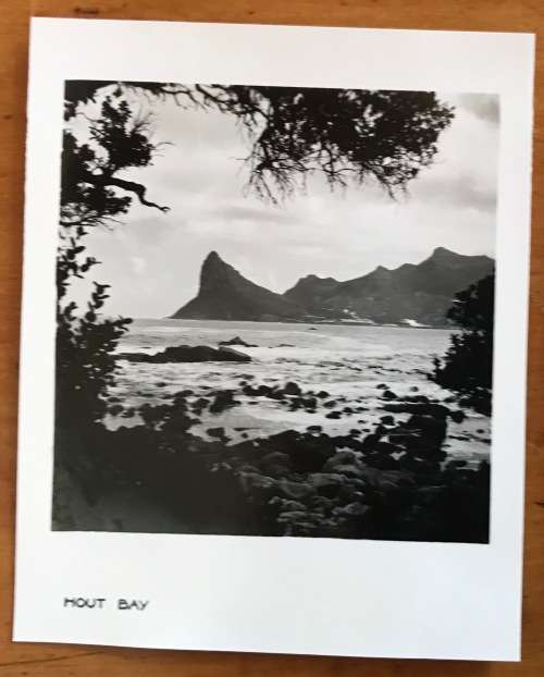 CAPE TOWN PHOTOGRAPHS x 8=BLACK and WHITE=MINIATURE=64mm x 75mm=Each with Printed Description!!!