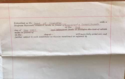 1903=DEED of TRANSFER=BRITSTOWN=CROWNED OVAL DEEDS REGISTRAR CACHET=CAPE OF GOOD HOPE=REVENUE £2.00.