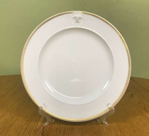 ROSENTHAL VERSACE=MEDAILLON MEANDRE D"OR=PLATE=STUDIO-LINIE=GERMANY=with RELIEF=please read notes...