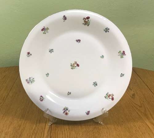 CAKE PLATE SERVING PLATTER ROUND LARGE 310mm Diameter GERMANY ESCHENBACH US ZONE FLORAL FLOWERS.