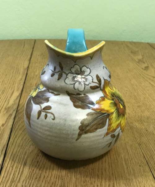 GOUDA HOLLAND JUG PITCHER 2544 DENA PATTERN 4227 FLOWERS FLORAL Please read notes....