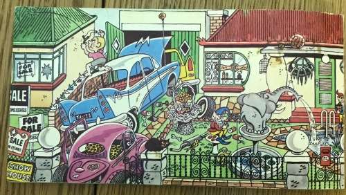 FLIP FOSTER=KEITH and LORNA STEVEN'S=THE STAR=PUBLISHER=PETER BROWN=1972=SCARCE!!!=GNOMES=CARS=BRAAI