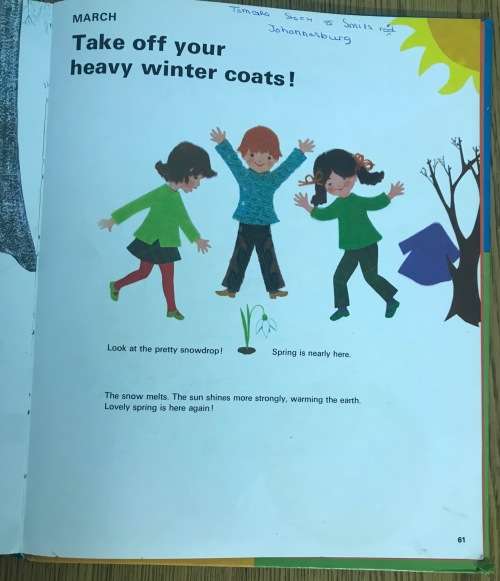 NATURE`S BUSY YEAR Lise Martin and Noelle Brun 1973 The Hamlyn Publishing Group Limited BOOK.