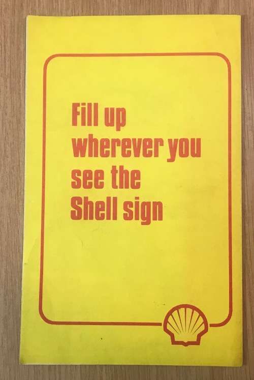 SHELL WELCOMES YOU TO TRANSKEI=MAP=VINTAGE=FILL UP WHEREVER YOU SEE THE SIGN!!!!