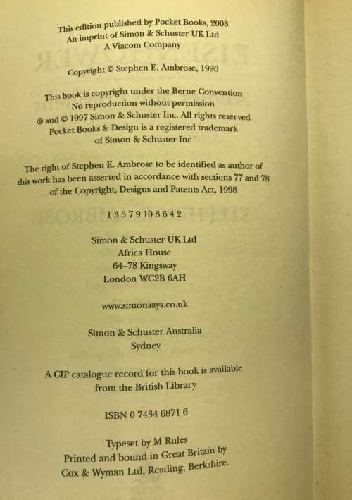 EISENHOWER SOLDIER & PRESIDENT STEPHEN E. AMBROSE 2003 BIOGRAPHYUSA PRESIDENT + MILITARY COMMANDER.