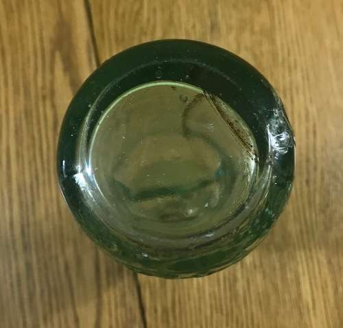 GLASS MARBLE STOPPER BOTTLE=A. GEISLER=CAPE TOWN=WITH ROYAL CROWN=Please read notes.....