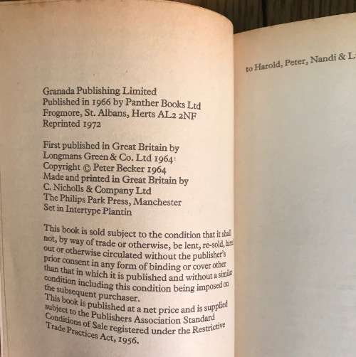 RULE OF FEAR PETER BECKER BLOODY STORY OF DINGANE, KING OF THE ZULU 1972 GRANADA PUBLISHING 2