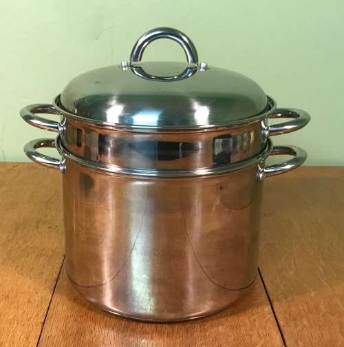 PASTA POT 18/8 STAINLESS STEEL @HOME - LARGE!!! Spaghetti Fettuccine Penne.....
