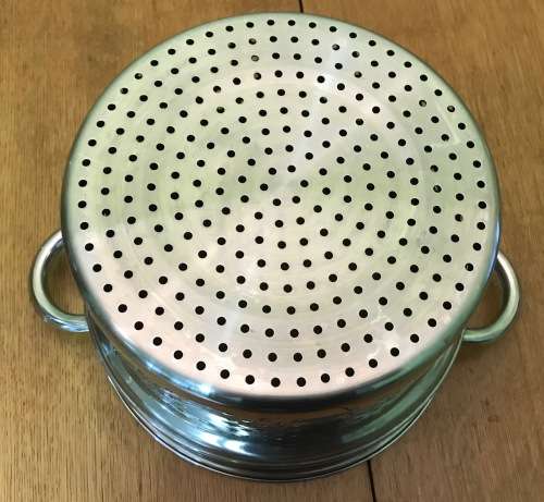 PASTA POT 18/8 STAINLESS STEEL @HOME - LARGE!!! Spaghetti Fettuccine Penne.....