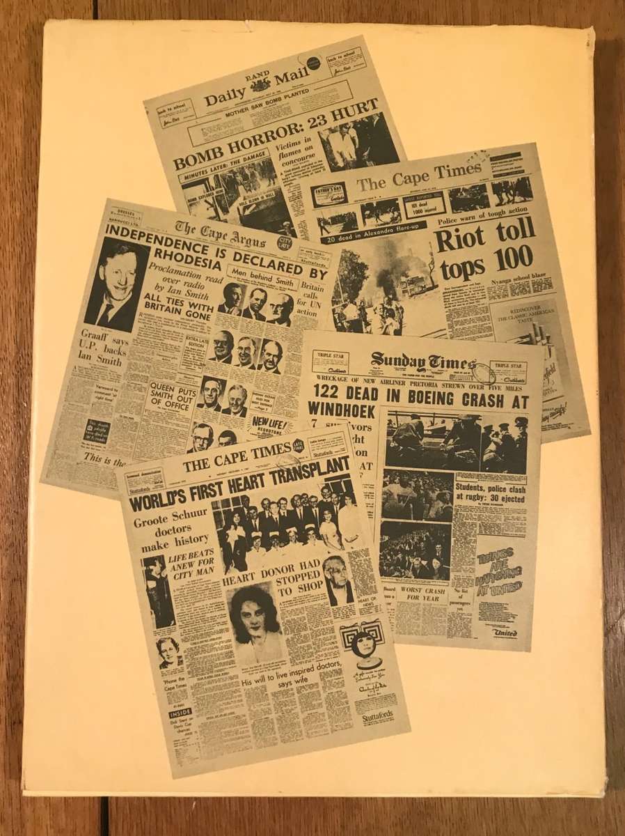 A Newspaper History of SOUTH AFRICA - VIC ALHADEFF - 1979 2nd Impression Verwoerd Transvaal