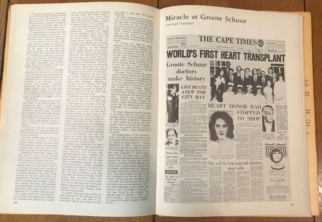 A Newspaper History of SOUTH AFRICA - VIC ALHADEFF - 1979 2nd Impression Verwoerd Transvaal